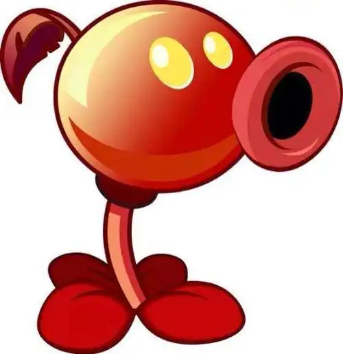 红色豌豆射手头像