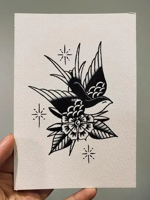 oldschool纹身手稿032