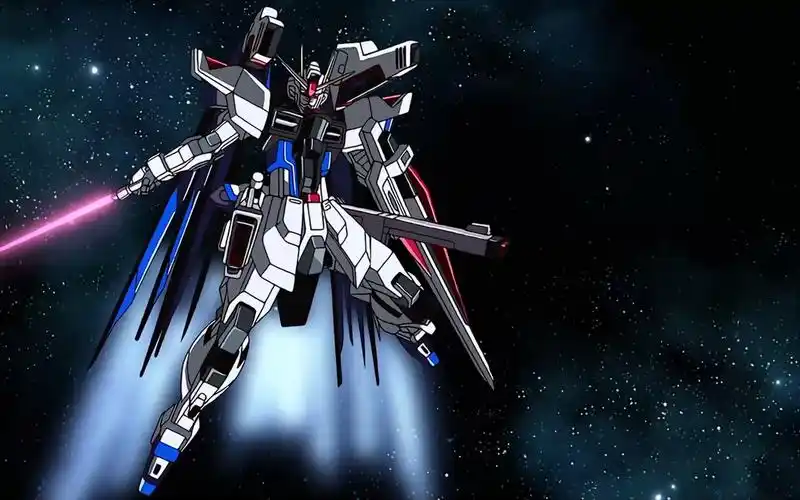 zgmfx10a自由高达机体作画提纯机动战士高达seedhd版