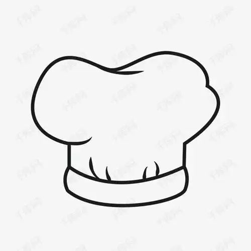 海绵宝宝厨师帽简笔画