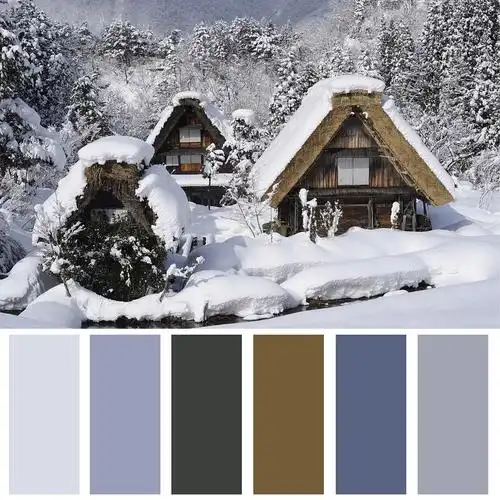 冬天的颜色配色方案