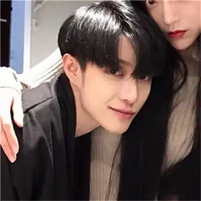 情侣头像高清一男一女两张分开唯美情头真人微信头像图片大全