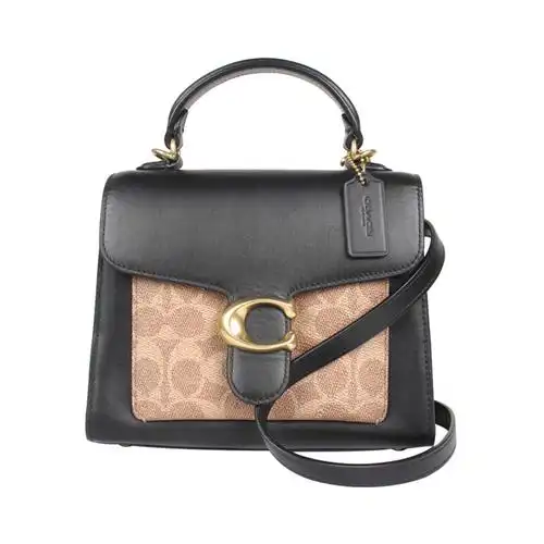 自营coach蔻驰女士手提包女包包包正品帆布布时尚通用款女包