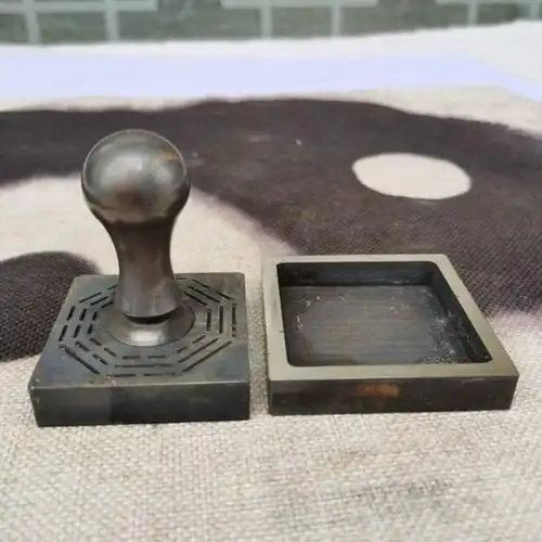 道教法器 做旧 仿古色玉皇大帝印 道家用品道士印章新疆西藏专链 道教