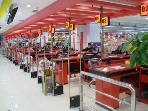 长沙卖场便利店超市收银台柜台水果店收款台收银桌不锈钢台面批发