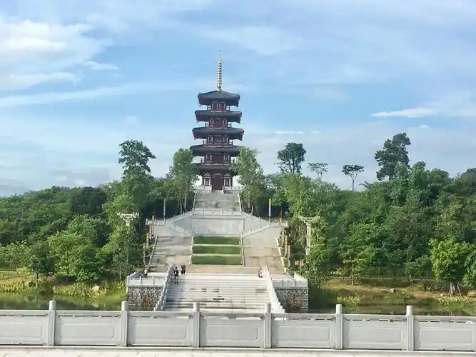 5,周末,早上7点钟,摄影班部分同学,相约结伴同行于新兴金台山智慧公园