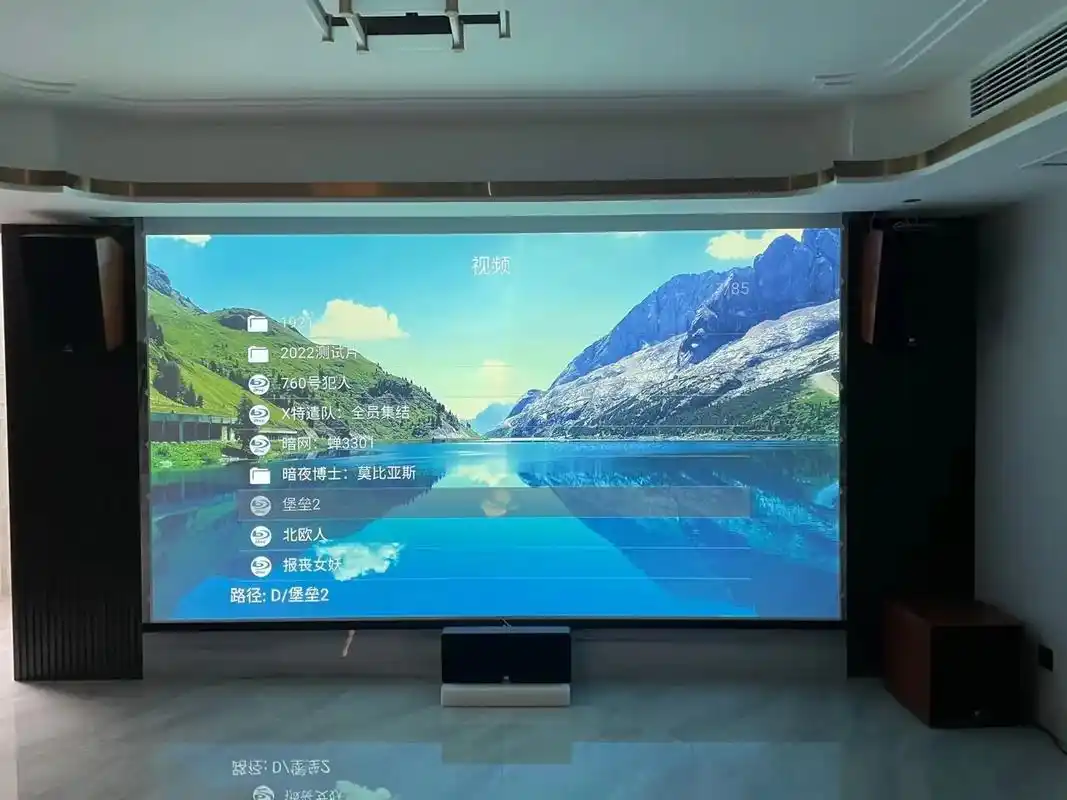 意大利进口wh 5.1声道音响系统 奥图码4k超高清投影机  - 抖音