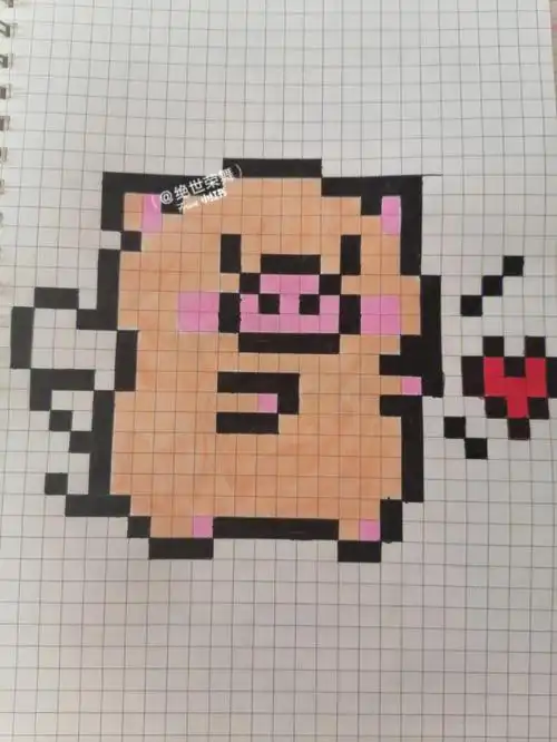 方格小猪猪鸭