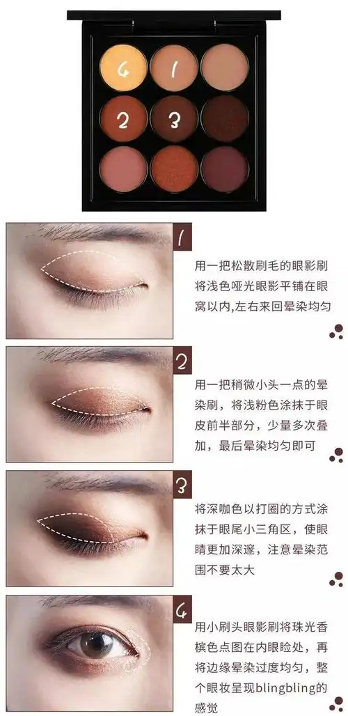 装妆美教程|几招轻松教你画眼影