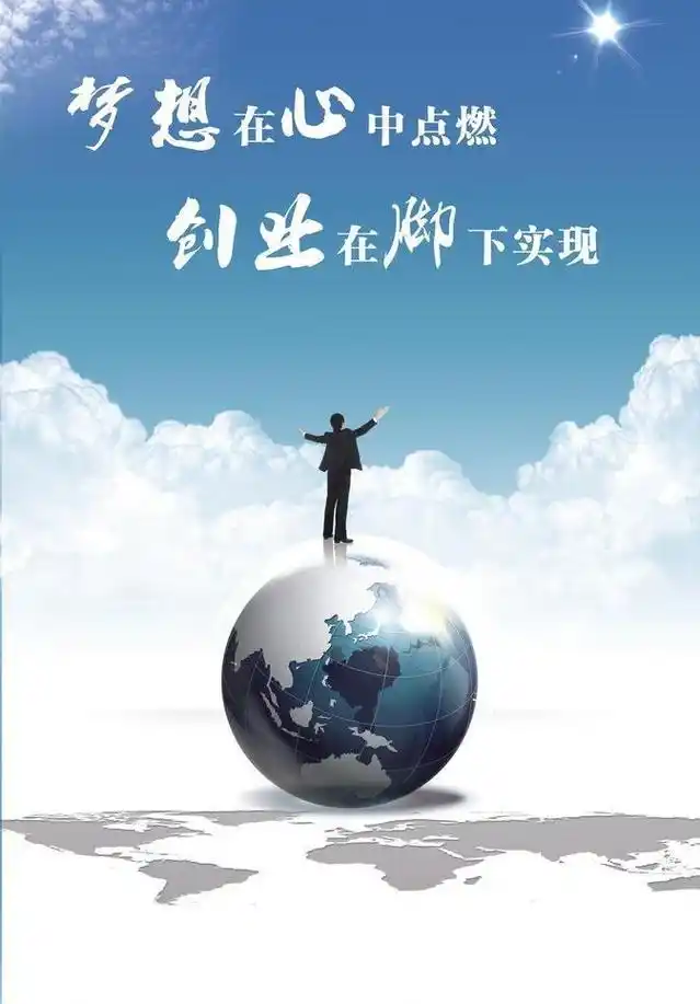 梦想创业宣传海报图片