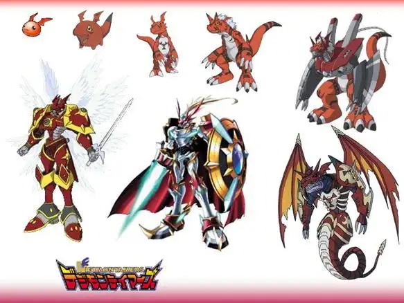 进化流程:沙砾兽→基基兽→基尔兽→古拉兽→大古拉兽→红莲骑士省