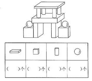 2018-2019学年人教版数学一年级上册 认识立体图形练习卷