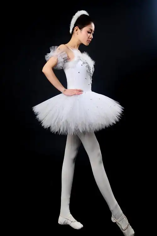 健身芭蕾舞裙成人新款专业芭蕾练功服吊带舞蹈纱裙蓬蓬裙小天鹅演出服