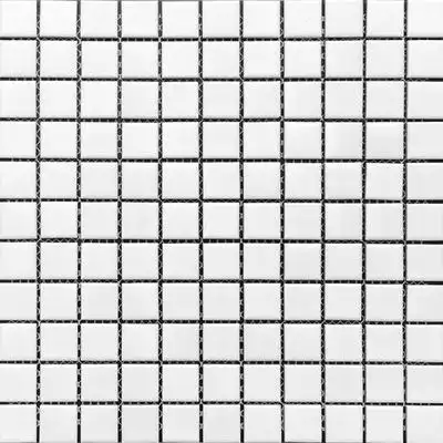 北欧陶瓷马赛克瓷砖黑白黑白灰灰色方块卫生间厨房马赛克