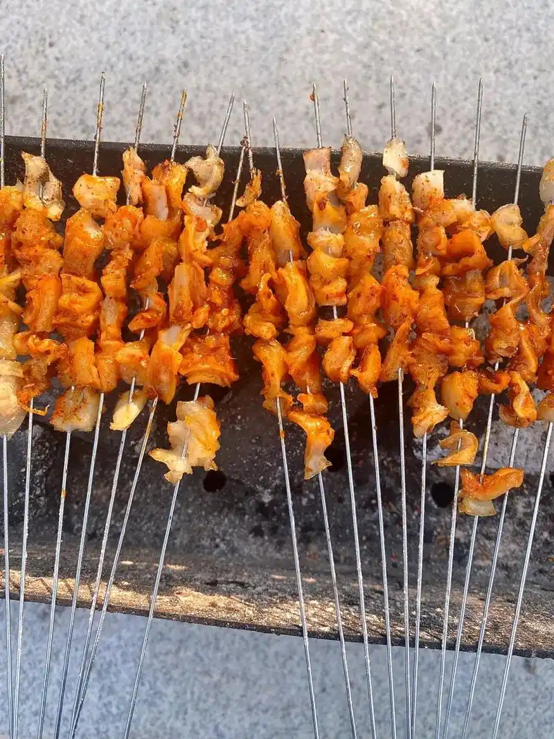 东北铁签小串|鲜肉手工现穿烤串食材 正宗东北铁签小串 冰鲜肉纯手工