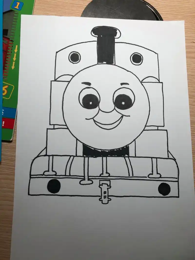 小朋友们都爱的托马斯小火车简笔画 幼儿园要求推荐情绪类绘本 然后要