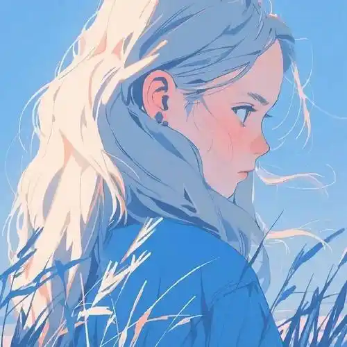 动漫头像 | 蓝色系小众动漫头像