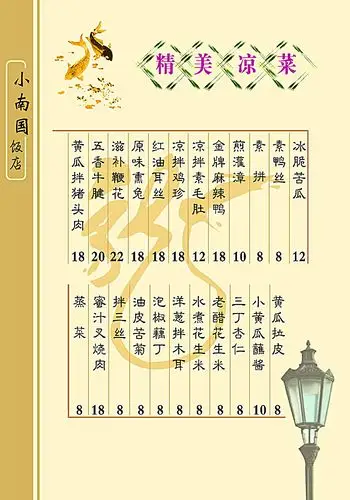 首页 画册 菜单/菜谱设计(整套) 凉菜菜谱设计 当前位置: 首页 > 平面