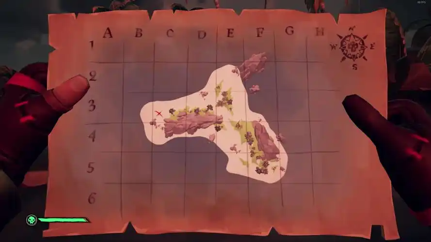 盗贼之海,地图宝藏怎么看?先这样,然后再那样!