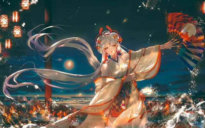 二次元动漫美女桌面壁纸