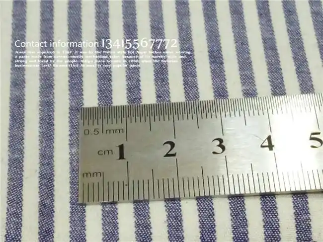 纯棉弹力条纹3mm(0.3cm)参考服装