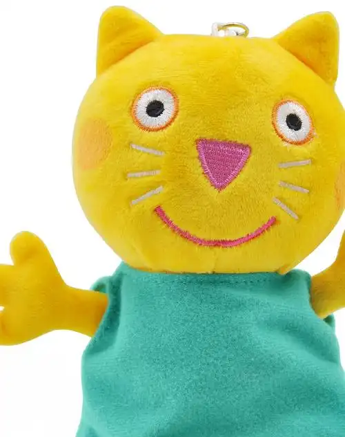 peppa pig佩琪儿童毛绒公仔 小猫坎迪