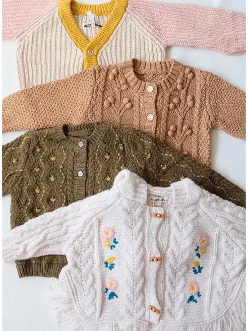 宝宝穿搭秋天就要给宝宝安排毛衣开衫呀