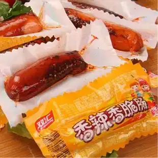 双汇香辣香脆肠香辣味肉类零食香肠泡面搭档热狗肠火腿肠10支350g