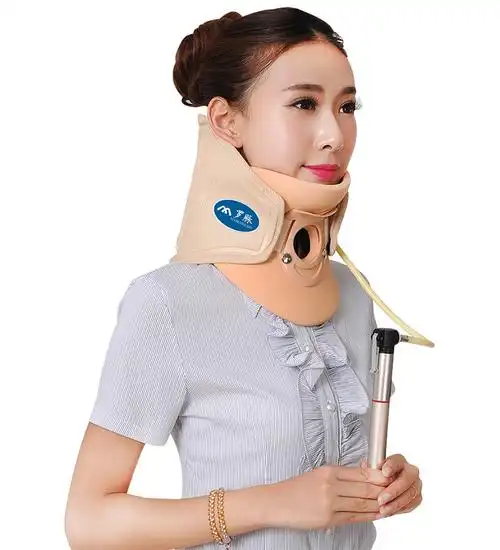 充气式颈椎套牵引器医家用颈托护颈矫正固定器颈部护颈椎脖套成人