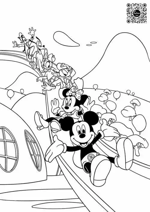 迪士尼简笔画米奇妙妙