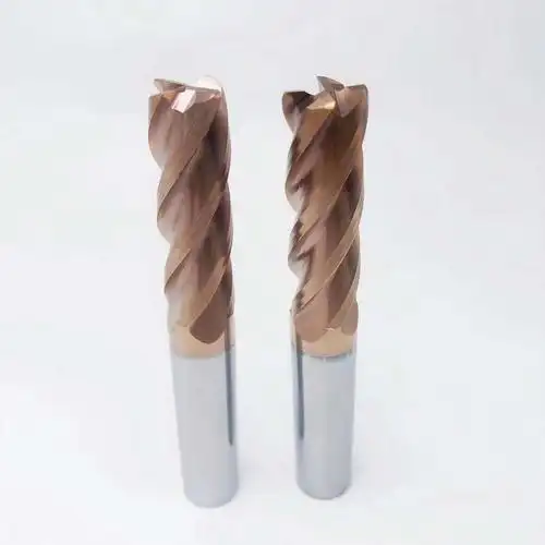 55度钨钢圆鼻铣刀牛鼻刀加长涂层r角牛鼻4刃cnc加工中心硬质合金