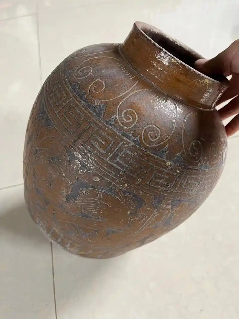 民间旧物改造  陶罐微景观