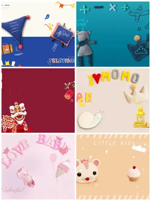 宝宝满月百天周岁创意照抠图背景在家拍