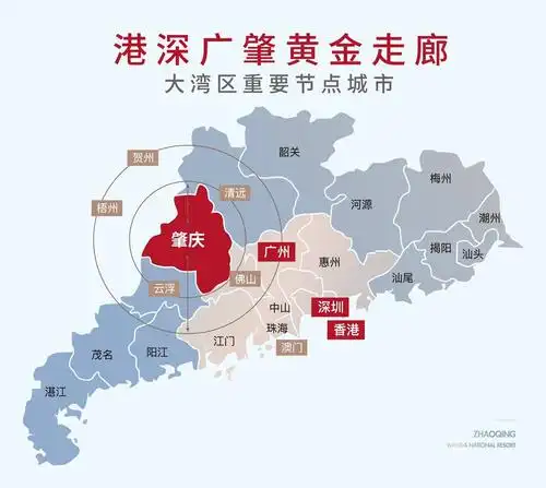 1.粤港澳大湾区潜力城市:肇庆交通便捷,区位优势明显.