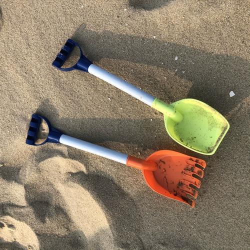 夏日沙滩玩具沙铲儿童宝宝小孩戏水玩沙工具大沙铲砂耙