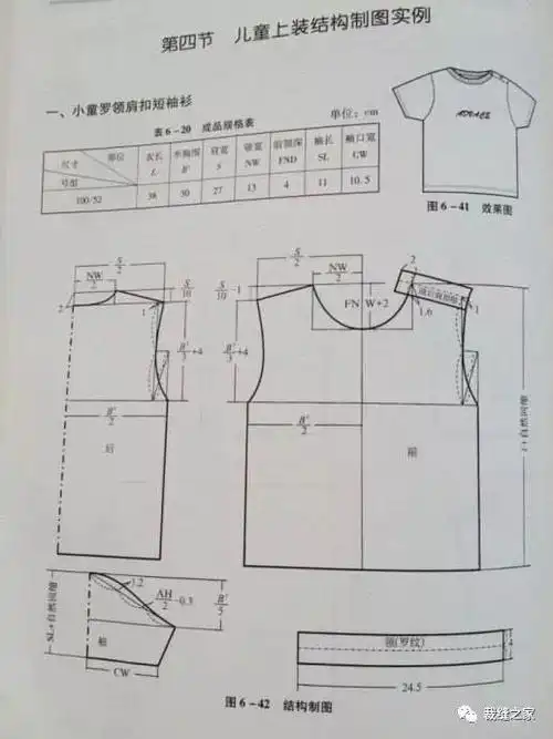 夏季儿童t恤裁剪图,宝妈们收藏吧!
