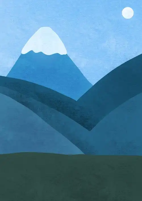 极简风风景插画 |插画|创作习作|加加加零呀 - 原创作品 - 站酷