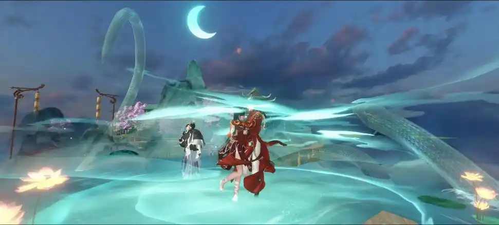 一点朱砂,一袭长裙,不负相思不负你#逆水寒帮派宣传#天府之国