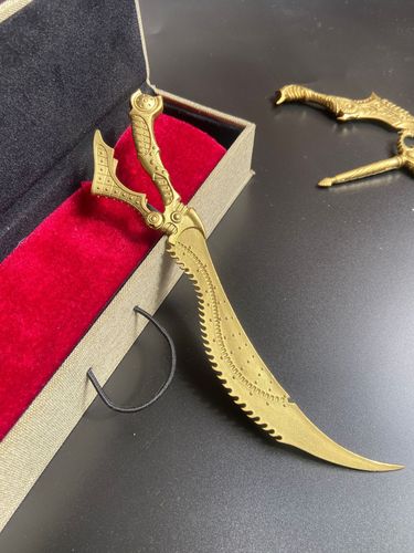 神兵玄奇18厘米黄铜帝恨男女生礼物特别定制金属港漫动漫周边包邮