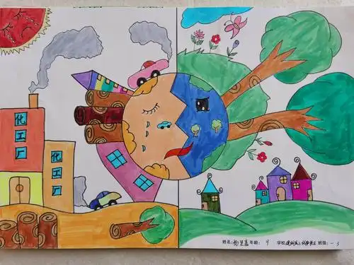 环保的儿童画