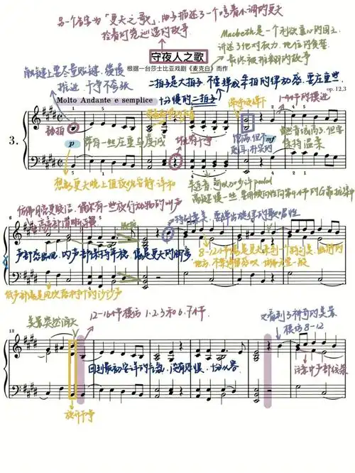 格里格op12no3守夜人之歌