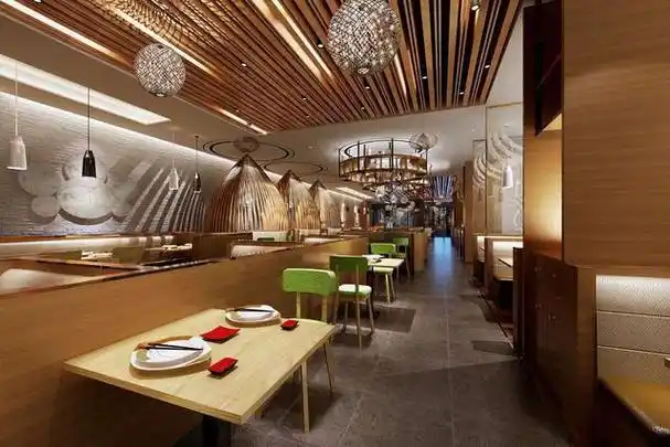 在餐饮店面装修的过程中,要把握好室内装修的设计风格,完成整体装修的