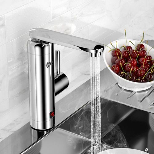 沃牧即热式电热水龙头家用热得快速热加热过水热电热水器厨卫两用