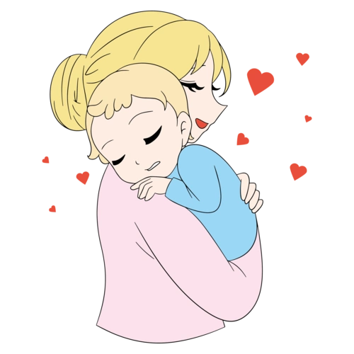 母亲节哄孩子睡觉的母亲图片