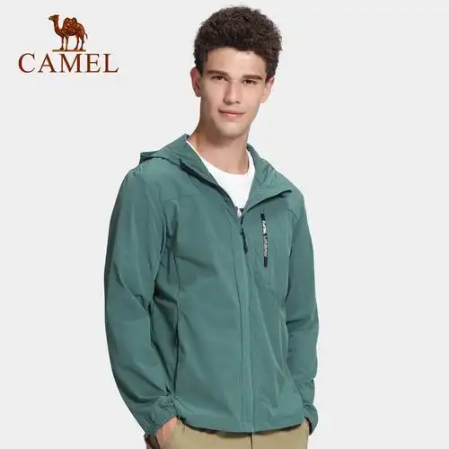 骆驼速干防晒衣服防雨防风外套运动运动休闲休闲装皮肤衣