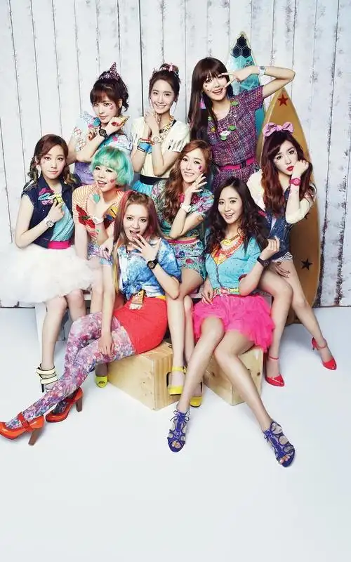 少女时代彩妆手机壁纸 _ 图片网