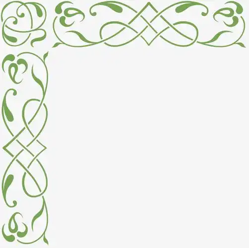 绿色植物藤蔓边框