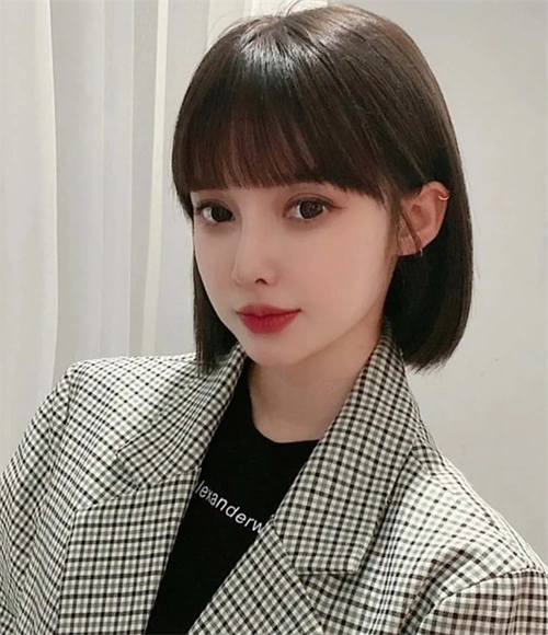 精灵感短发波波头 职场风短发可盐可甜_职场发型 - 美发站