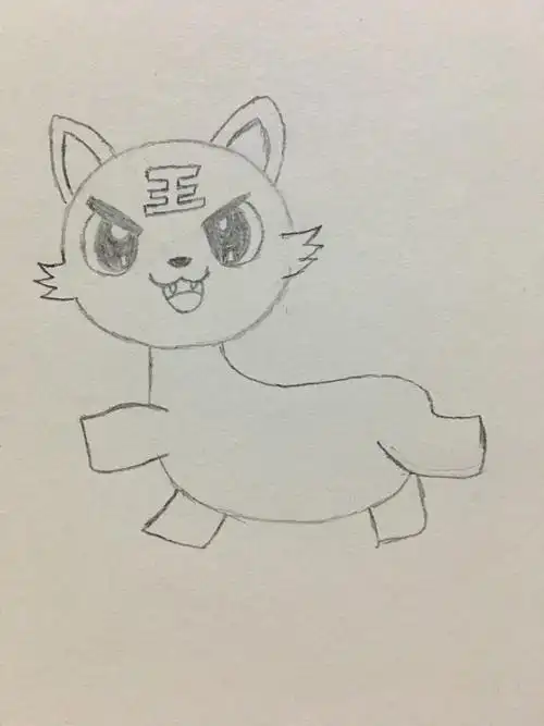 简笔画小老虎的画法