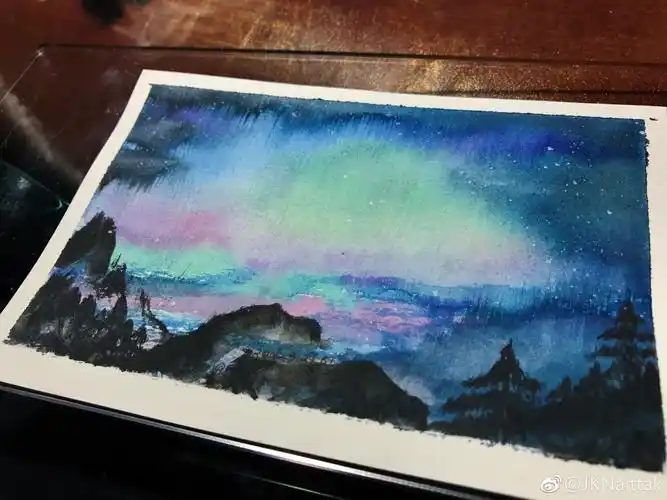 【霁の水彩】极光 - 简书